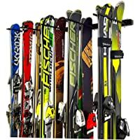 StoreYourBoard Estante de Almacenamiento de Pared de esquí y Snowboard Omni- Tiene Capacidad para 10 Pares- Soporte de…